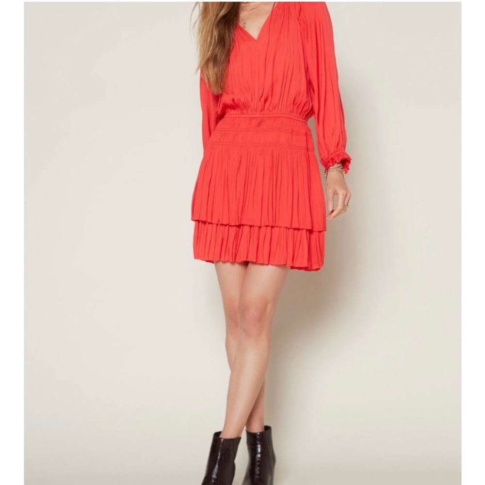 Current Air Ruffled Dress from Anthropologie